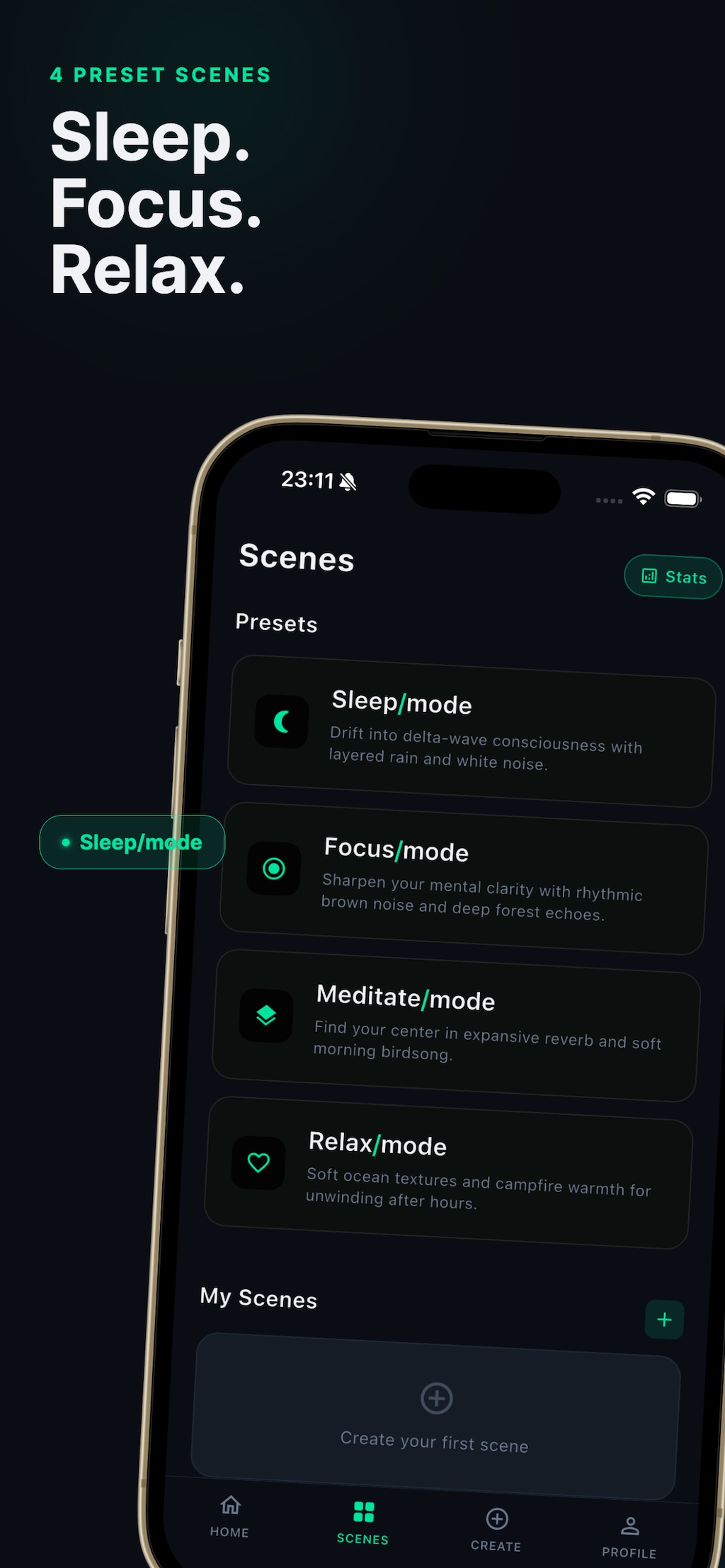 Mix ambient sounds in Hush