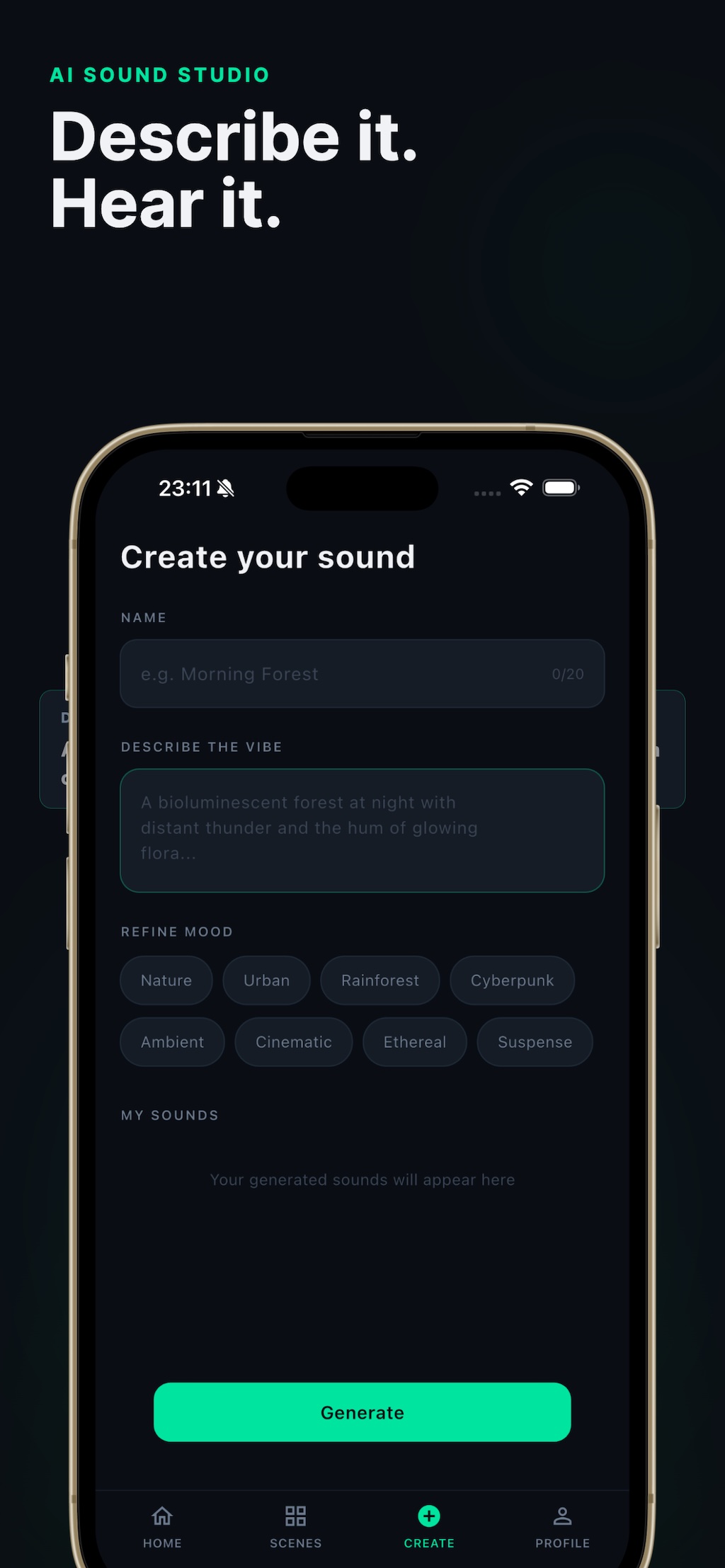 Hush playback timer